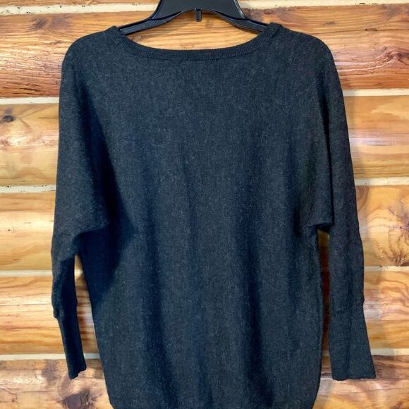 Calvin Klein Monogram Black Sweater Merino Wool Large - Picture 4 of 9